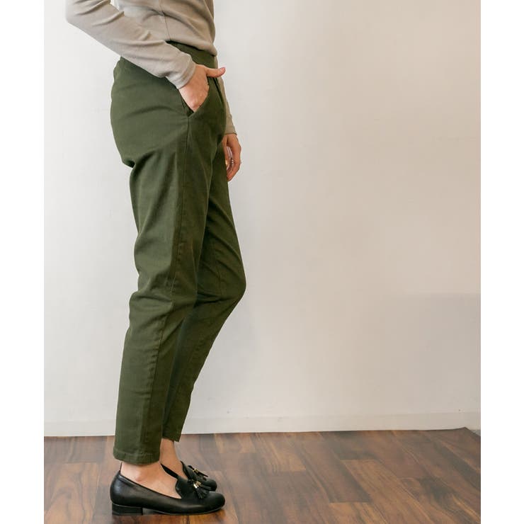 ワイドタックサルエルパンツ ゆったり リラックス | atONE | 詳細画像25 