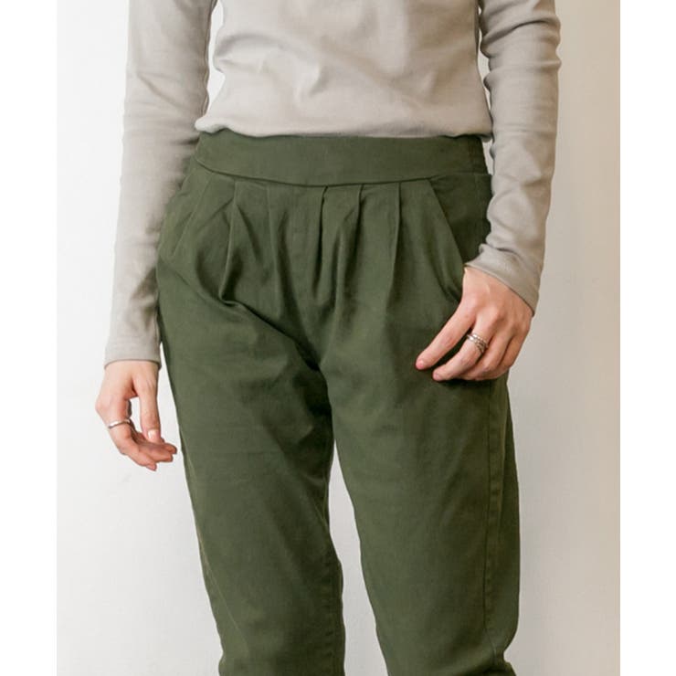 ワイドタックサルエルパンツ ゆったり リラックス | atONE | 詳細画像26 