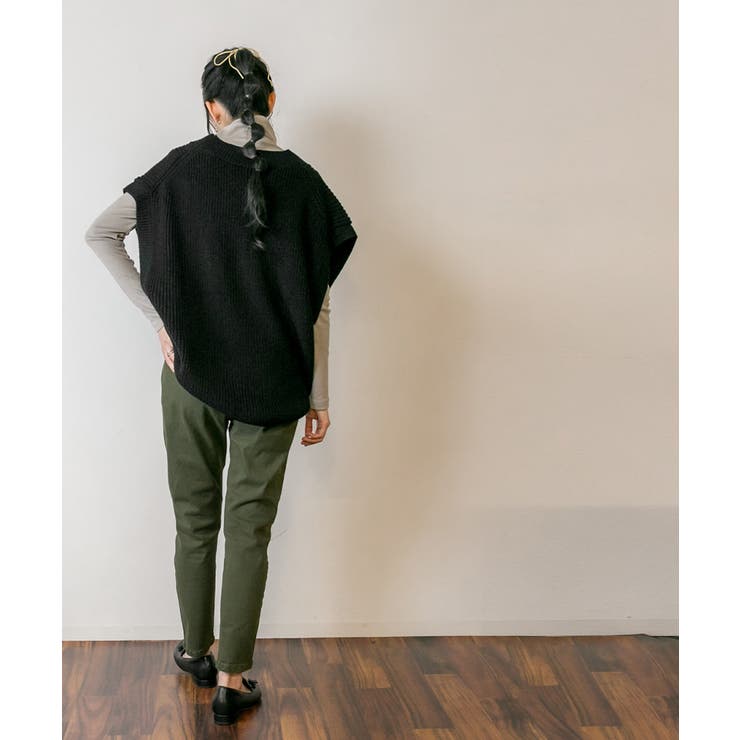 ワイドタックサルエルパンツ ゆったり リラックス | atONE | 詳細画像29 