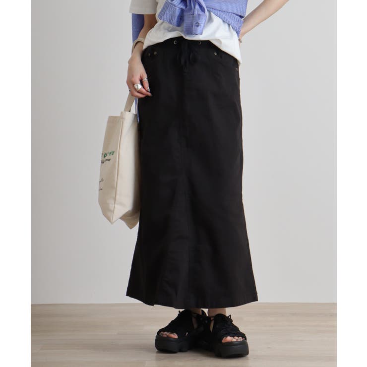 ストレッチツイル ロングスカート | atONE | 詳細画像33 