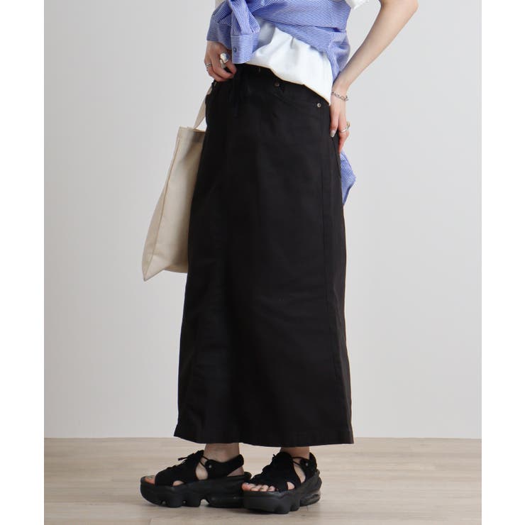 ストレッチツイル ロングスカート | atONE | 詳細画像37 