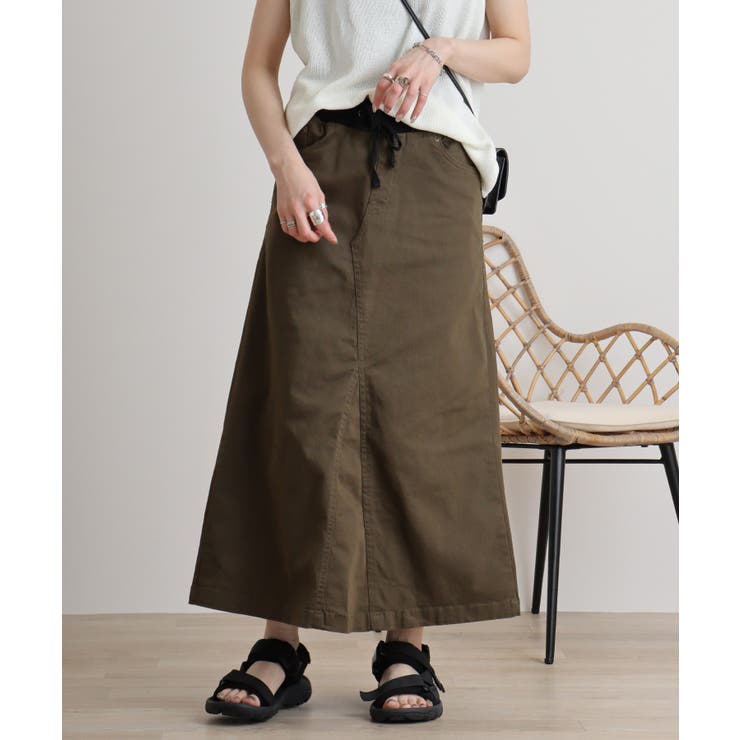 ストレッチツイル ロングスカート | atONE | 詳細画像38 