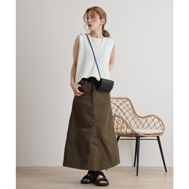 ストレッチツイル ロングスカート | atONE | 詳細画像41 