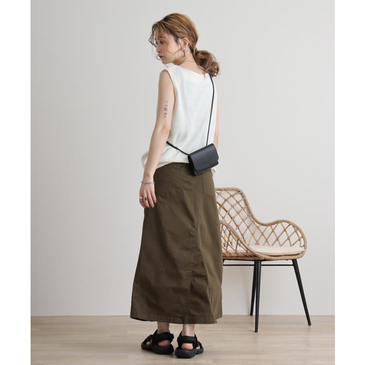 ストレッチツイル ロングスカート | atONE | 詳細画像42 