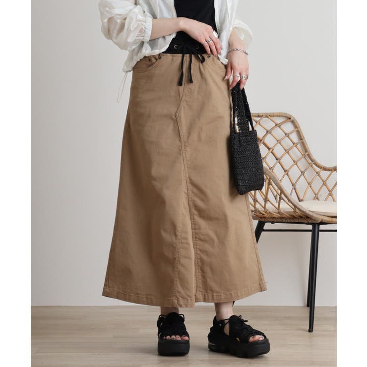 ストレッチツイル ロングスカート | atONE | 詳細画像43 