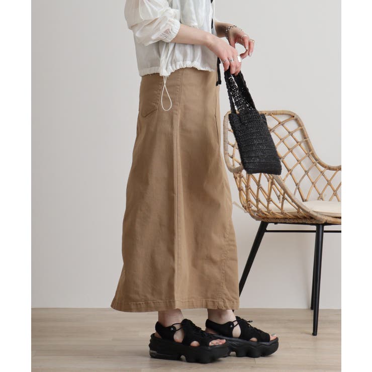 ストレッチツイル ロングスカート | atONE | 詳細画像44 