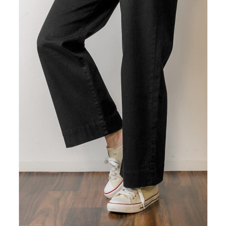 カラーツイルワイドパンツ ゆったり リラックス | atONE | 詳細画像23 