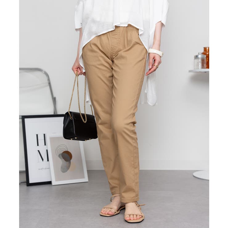 オールラバーウエストスリムパンツ スキニー ゆったり | atONE | 詳細画像8 