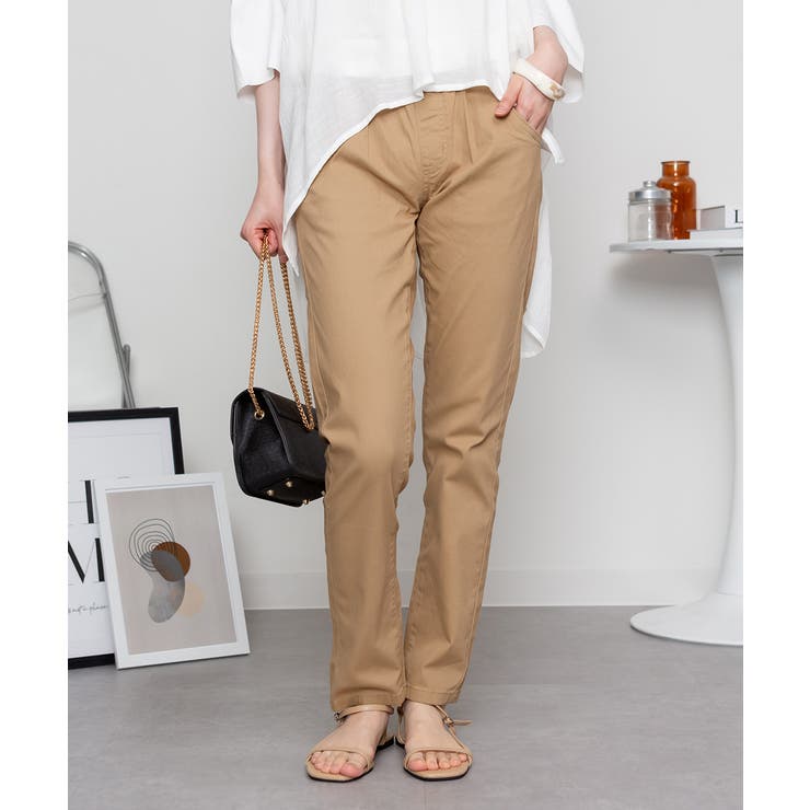 オールラバーウエストスリムパンツ スキニー ゆったり | atONE | 詳細画像9 