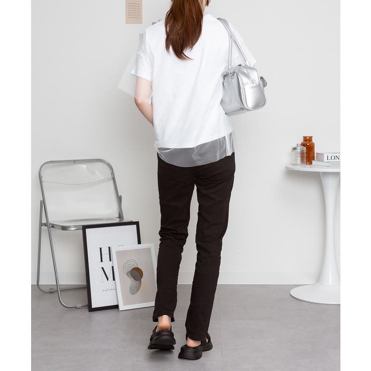 オールラバーウエストスリムパンツ スキニー ゆったり | atONE | 詳細画像21 