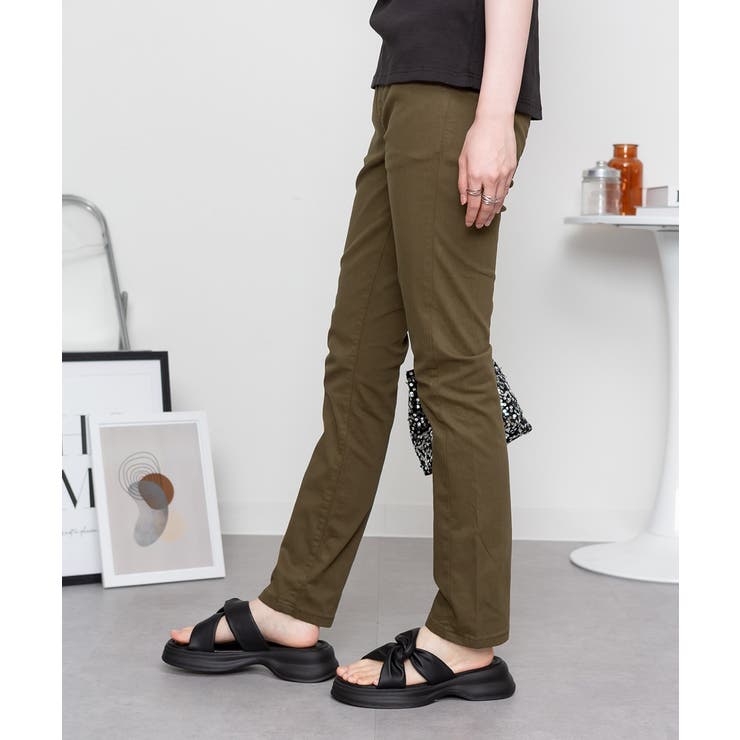 オールラバーウエストスリムパンツ スキニー ゆったり | atONE | 詳細画像24 