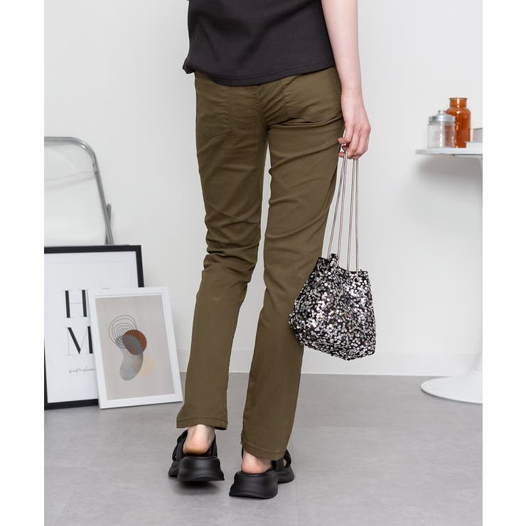 オールラバーウエストスリムパンツ スキニー ゆったり | atONE | 詳細画像25 