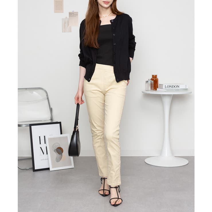 オールラバーウエストスリムパンツ スキニー ゆったり | atONE | 詳細画像33 