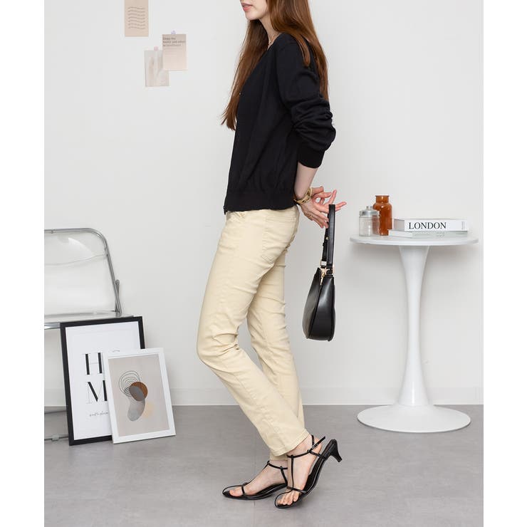 オールラバーウエストスリムパンツ スキニー ゆったり | atONE | 詳細画像34 