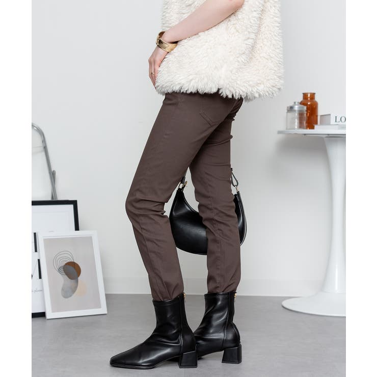 オールラバーウエストスリムパンツ スキニー ゆったり | atONE | 詳細画像38 