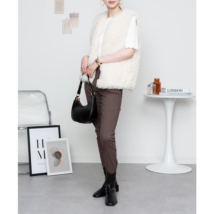 オールラバーウエストスリムパンツ スキニー ゆったり | atONE | 詳細画像40 