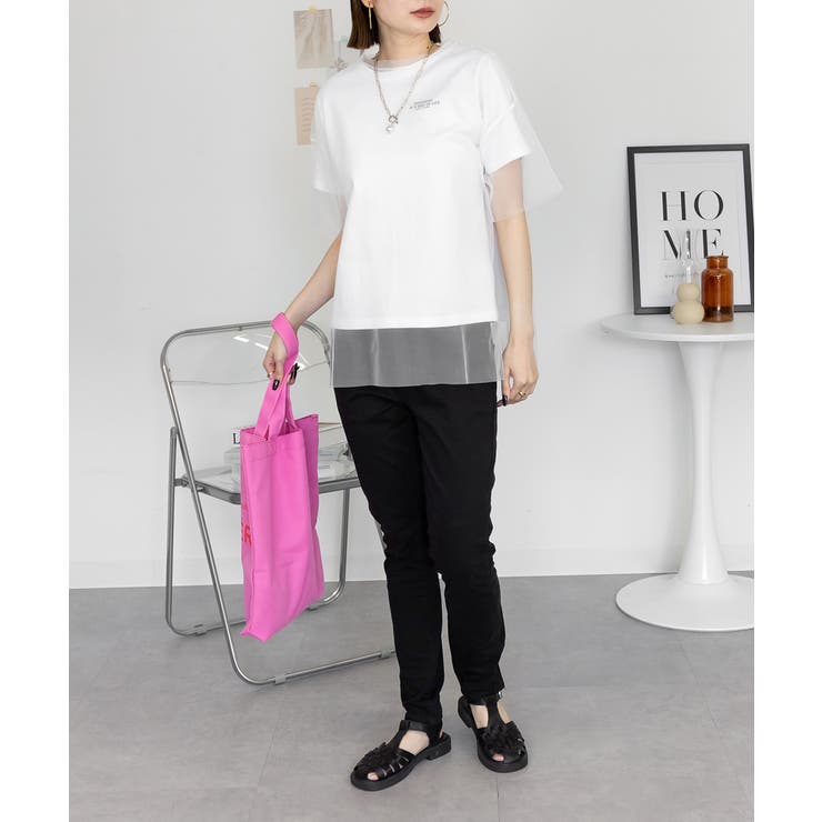 フロントジッパーツイルスキニーパンツ スリム ゆったり | atONE | 詳細画像12 