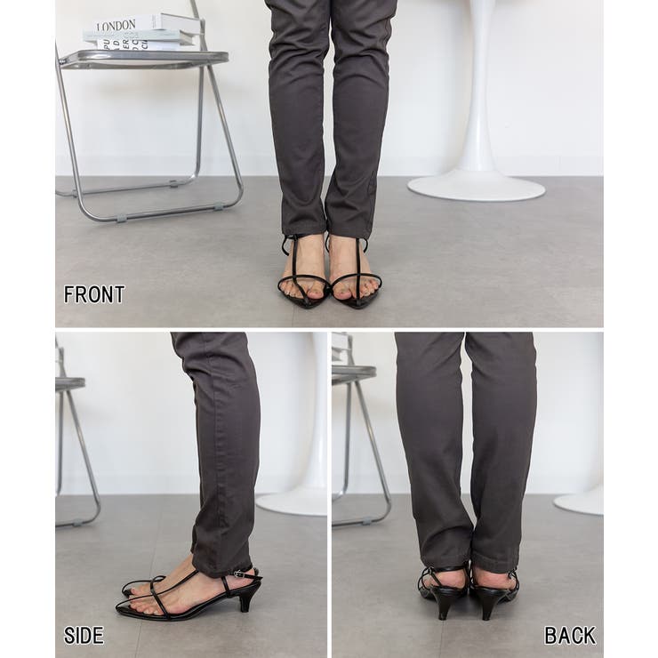 フロントジッパーツイルスキニーパンツ スリム ゆったり | atONE | 詳細画像54 