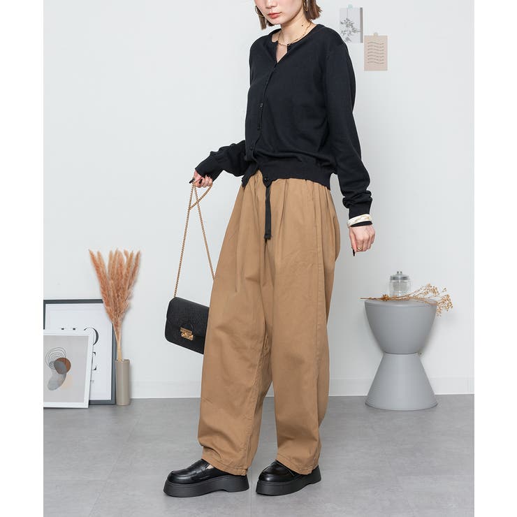 前バックルバルーンパンツ レディースファッション通販 パンツ | atONE | 詳細画像9 