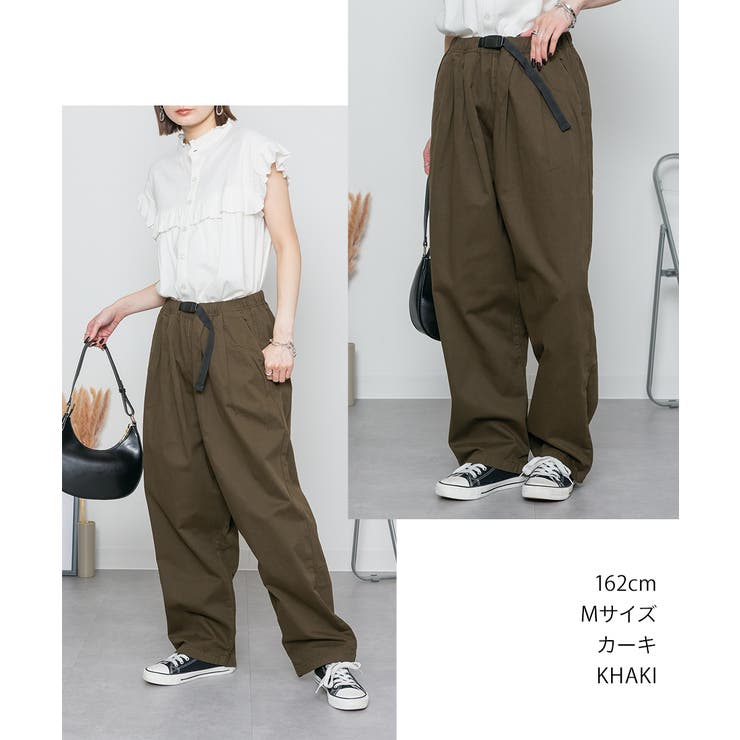 前バックルバルーンパンツ レディースファッション通販 パンツ | atONE | 詳細画像2 