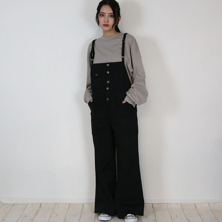 ツイルサロペットワイドパンツ レディースファッション通販 M | atONE | 詳細画像12 