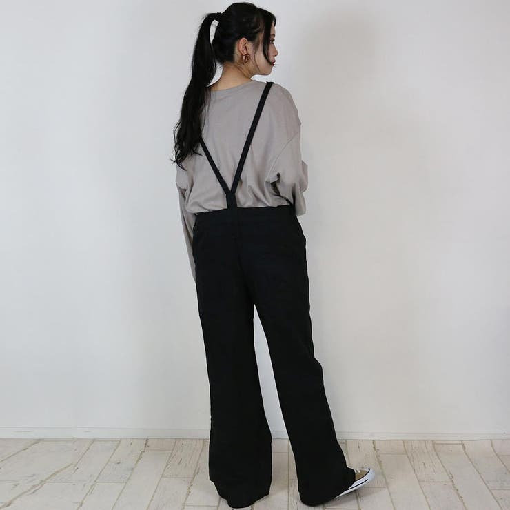 ツイルサロペットワイドパンツ レディースファッション通販 M | atONE | 詳細画像14 