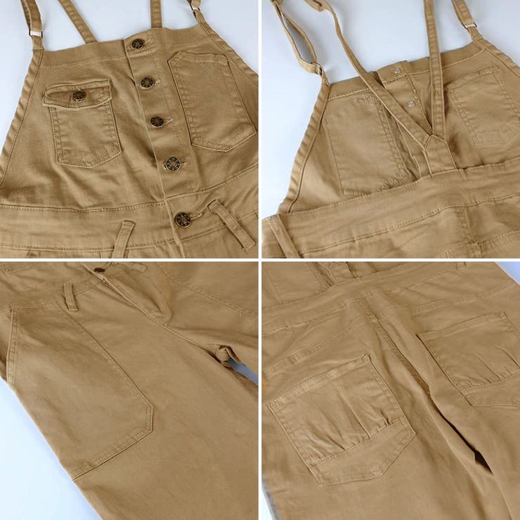 ツイルサロペットワイドパンツ レディースファッション通販 M | atONE | 詳細画像6 