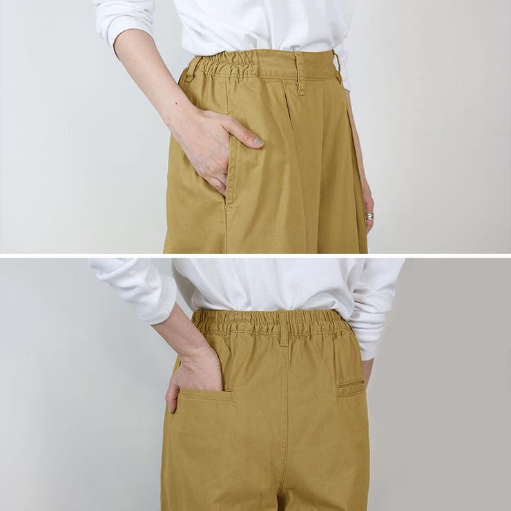 前タックワイドパンツ[品番：ATOW0000562]｜atONE（アットワン