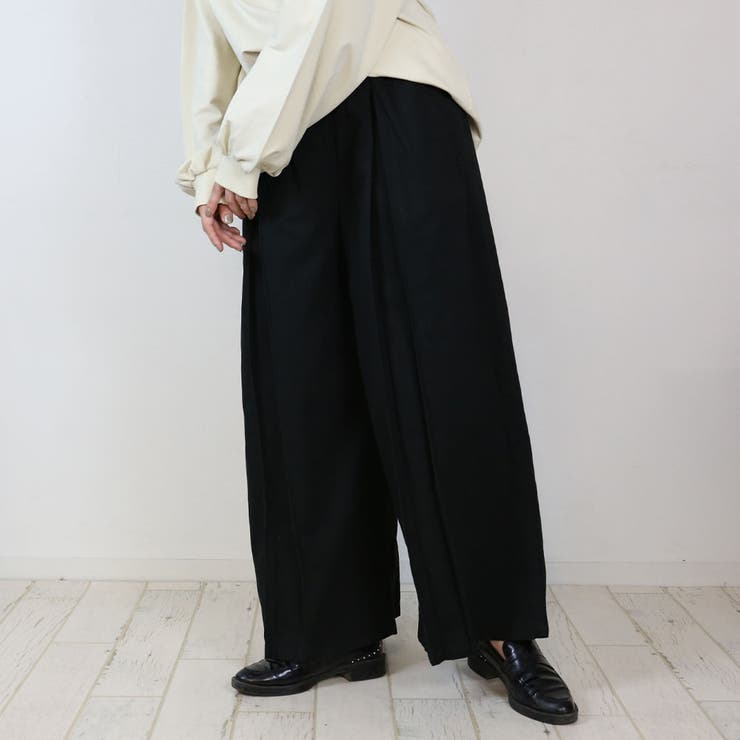 前タックワイドパンツ | atONE | 詳細画像19 