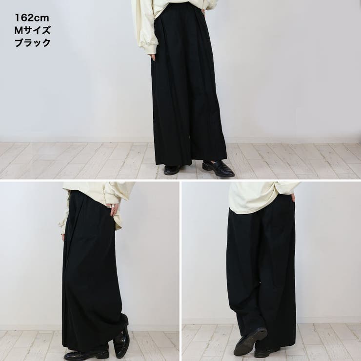 前タックワイドパンツ | atONE | 詳細画像2 