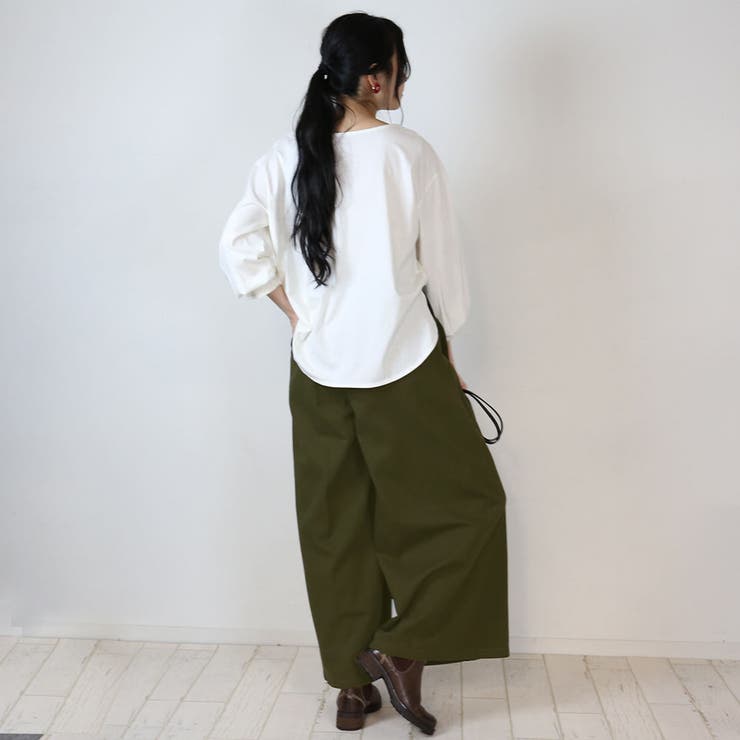 前タックワイドパンツ | atONE | 詳細画像33 
