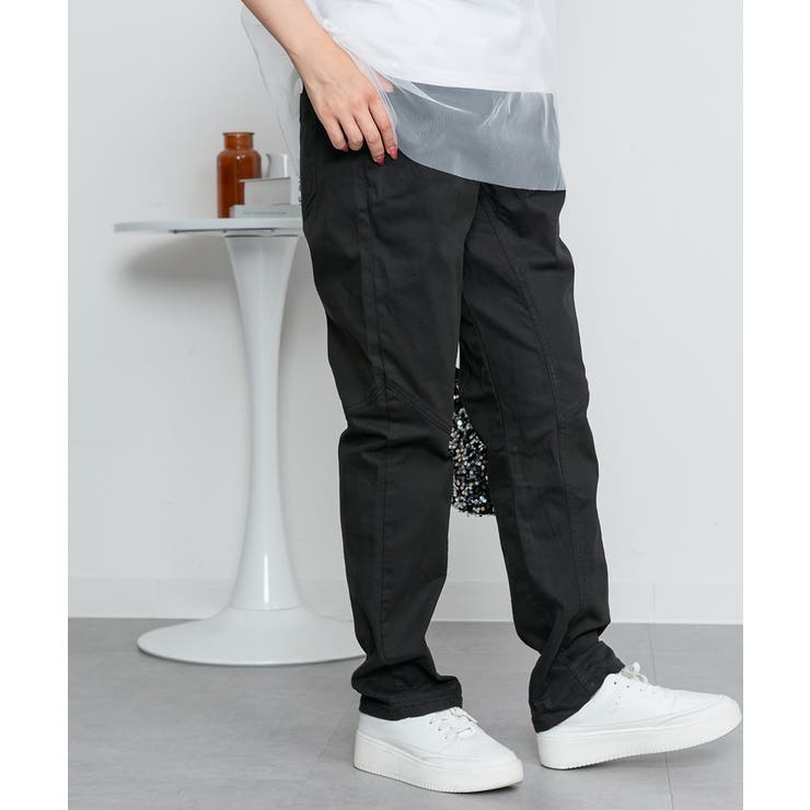 ウエストリブツイルサルエルパンツ | atONE | 詳細画像7 