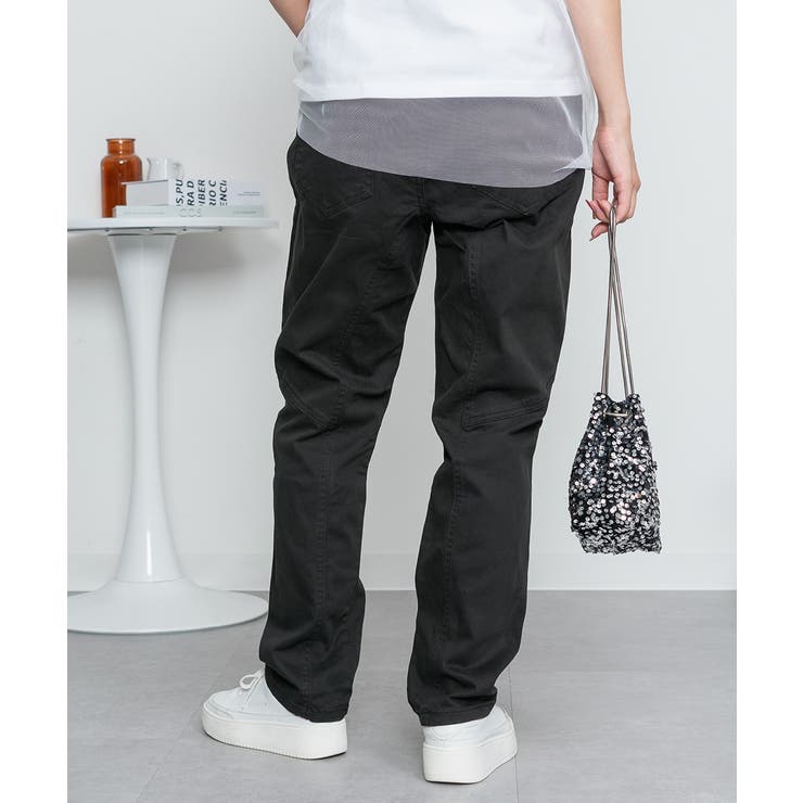 ウエストリブツイルサルエルパンツ | atONE | 詳細画像8 