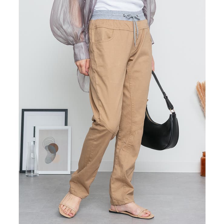 ウエストリブツイルサルエルパンツ | atONE | 詳細画像12 