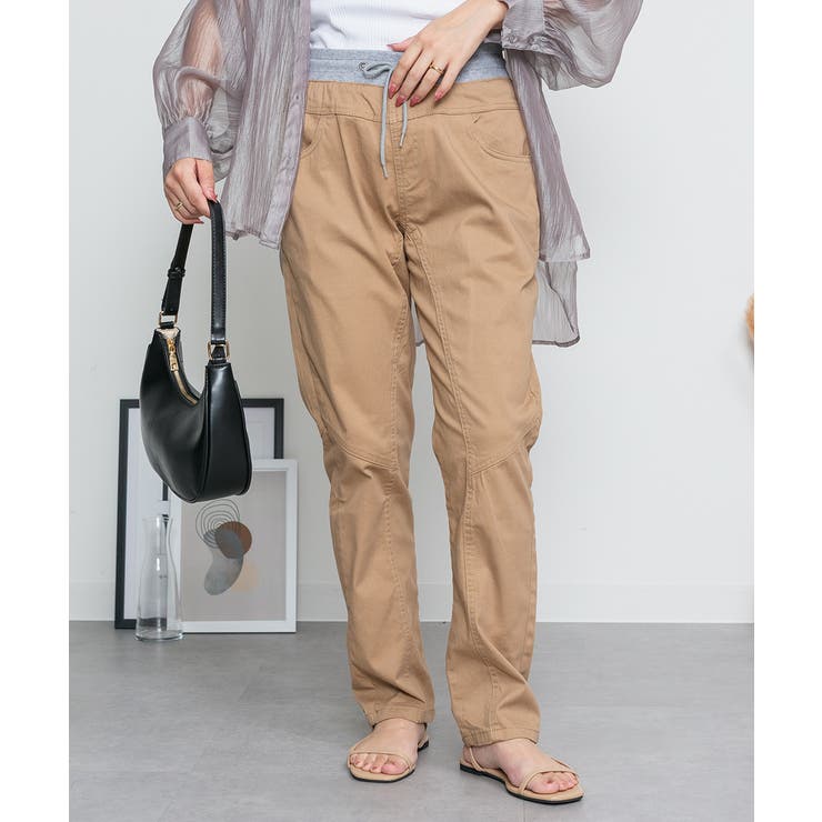 ウエストリブツイルサルエルパンツ | atONE | 詳細画像13 