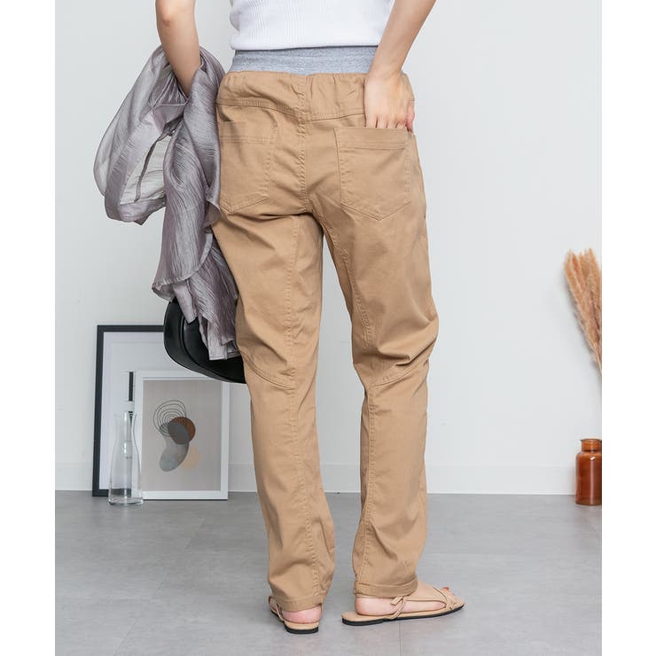 ウエストリブツイルサルエルパンツ | atONE | 詳細画像15 