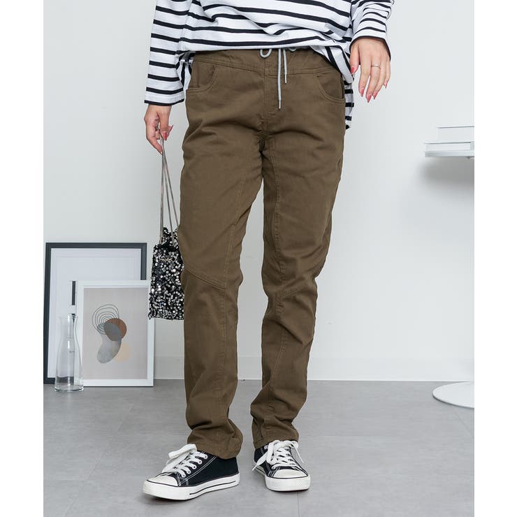 ウエストリブツイルサルエルパンツ | atONE | 詳細画像19 