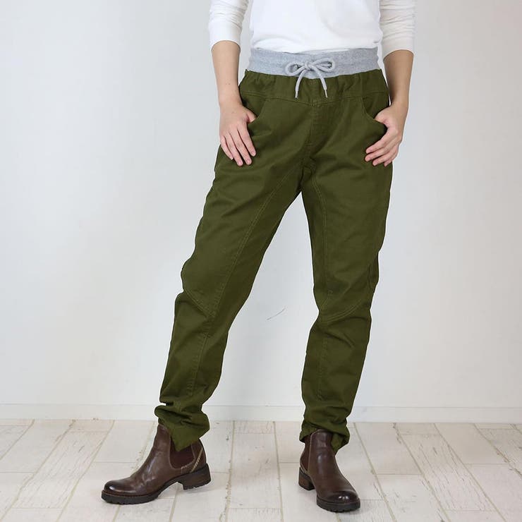 ウエストリブツイルサルエルパンツ[品番：ATOW0000563]｜atONE