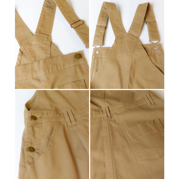 マキシ丈フレアサロペスカート | atONE | 詳細画像8 