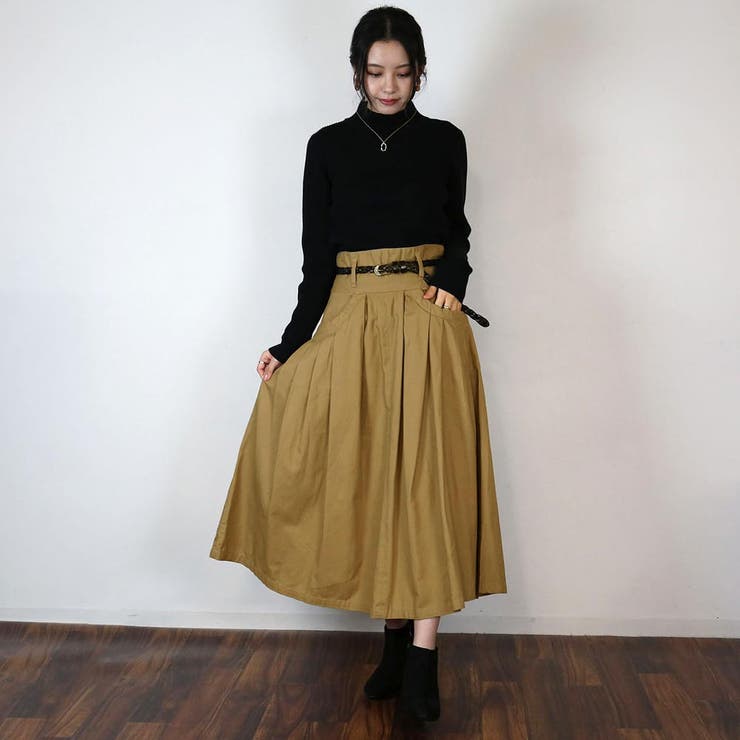 フロントタックフレアスカート[品番：ATOW0000619]｜atONE（アットワン