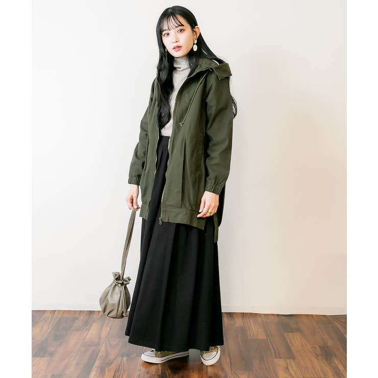 裾タックフードジャケット[品番：ATOW0000724]｜atONE（アットワン）の