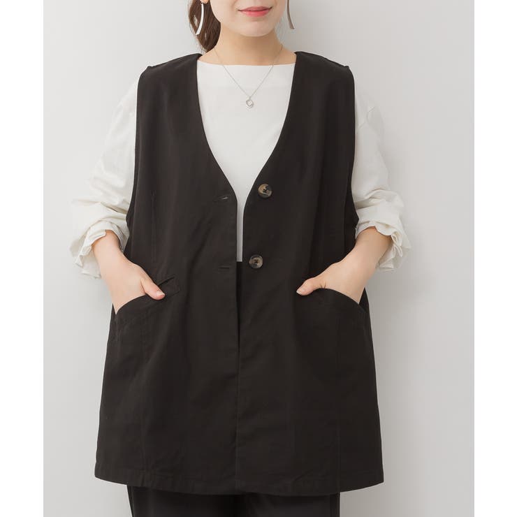 ツイルノーカラージレ | atONE | 詳細画像14 