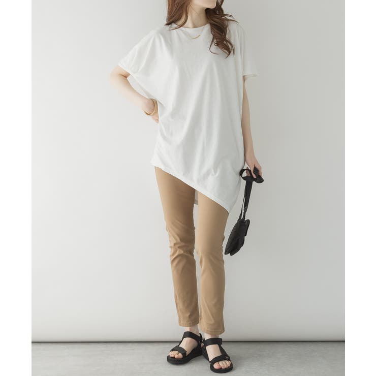 紐付きウエストゴムツイルパンツ | atONE | 詳細画像9 