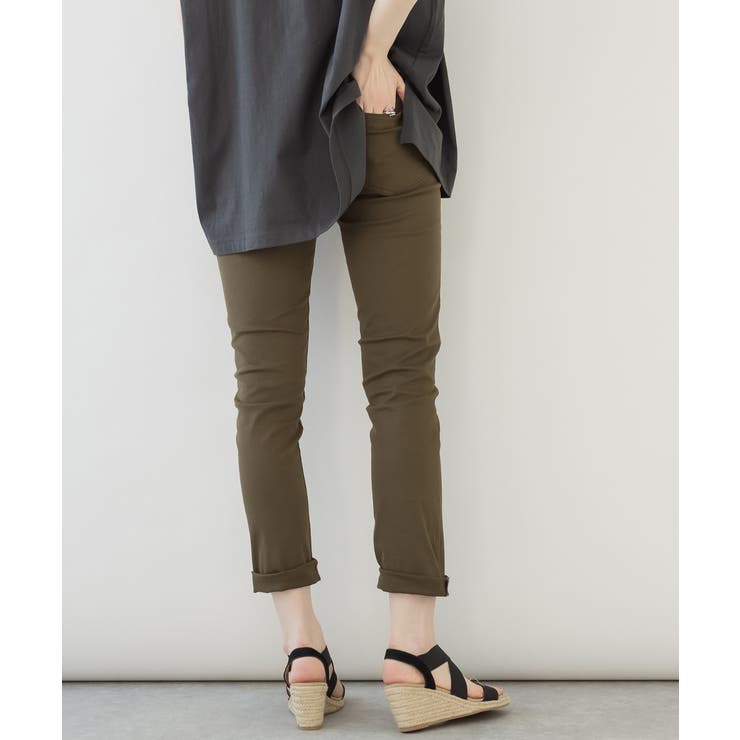 紐付きウエストゴムツイルパンツ | atONE | 詳細画像14 