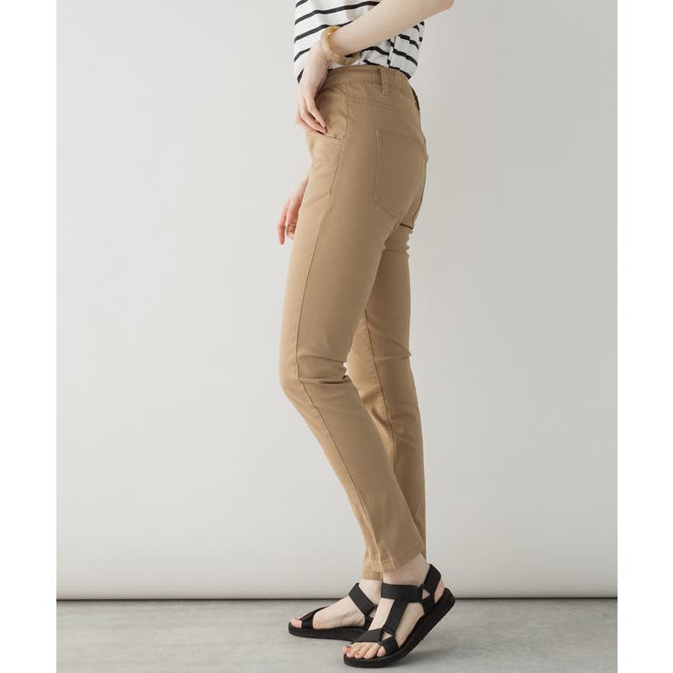 紐付きウエストゴムツイルパンツ | atONE | 詳細画像7 