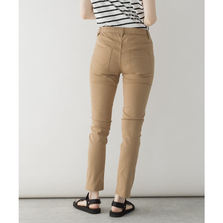 紐付きウエストゴムツイルパンツ | atONE | 詳細画像8 