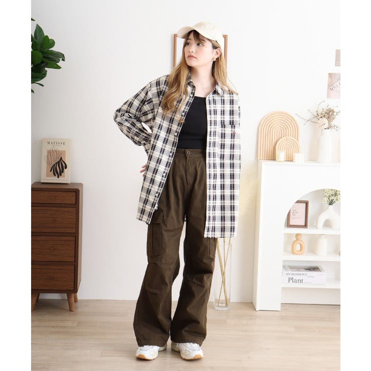 ツイルワイドカーゴパンツ | atONE | 詳細画像8 