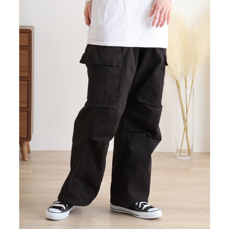 ツイルワイドカーゴパンツ | atONE | 詳細画像10 