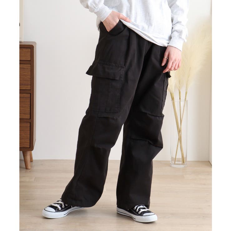 ツイルワイドカーゴパンツ | atONE | 詳細画像11 