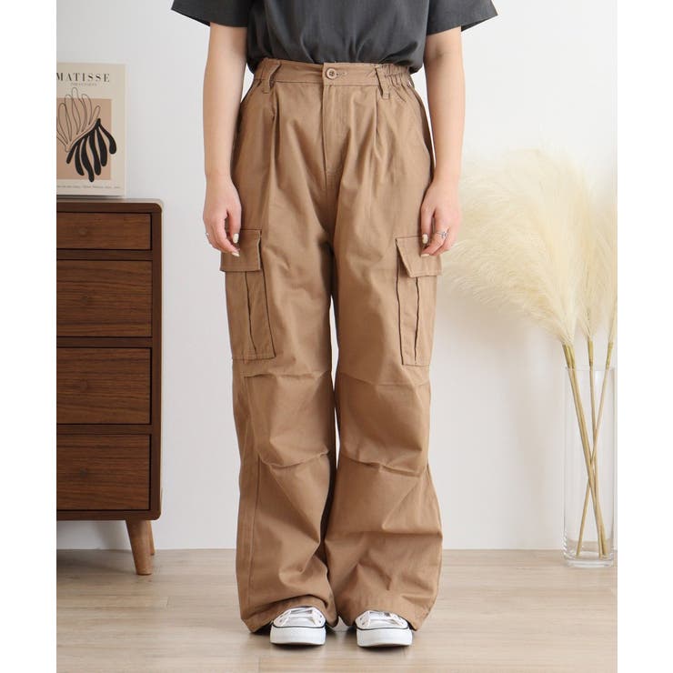 ツイルワイドカーゴパンツ | atONE | 詳細画像13 